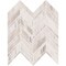 Msi Palisandro Chevron SAMPLE Polished Marble Mesh-Mounted Mosaic Tile ZOR-MD-0135-SAM - alternate 1